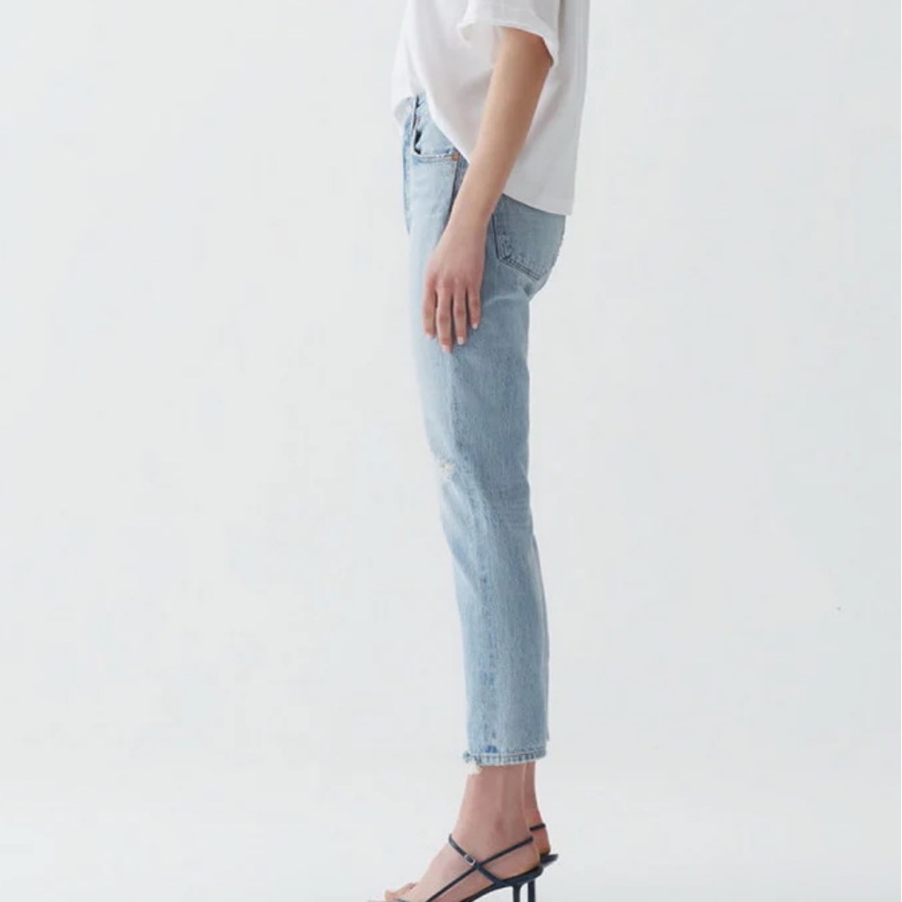 AGOLDE Riley High Rise Straight Crop Jean 29 - Picture 3 of 5